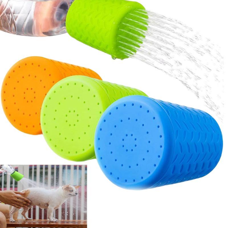Swim Hat Silicone - Rociador Portátil para Bañar Mascotas, Fácil