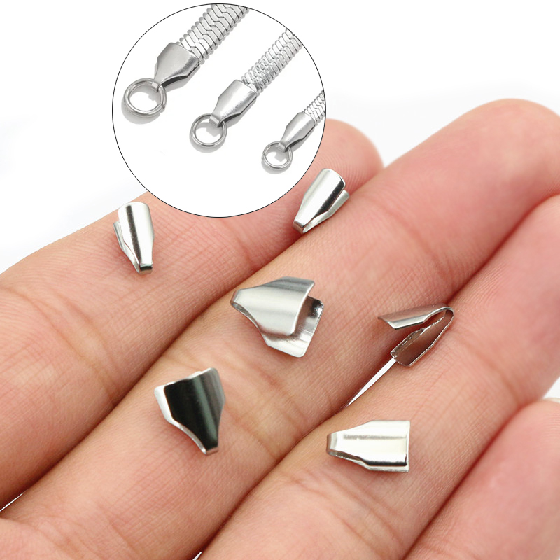 Snapback Hat Flat - 100 piezas de acero inoxidable, 2-7mm,