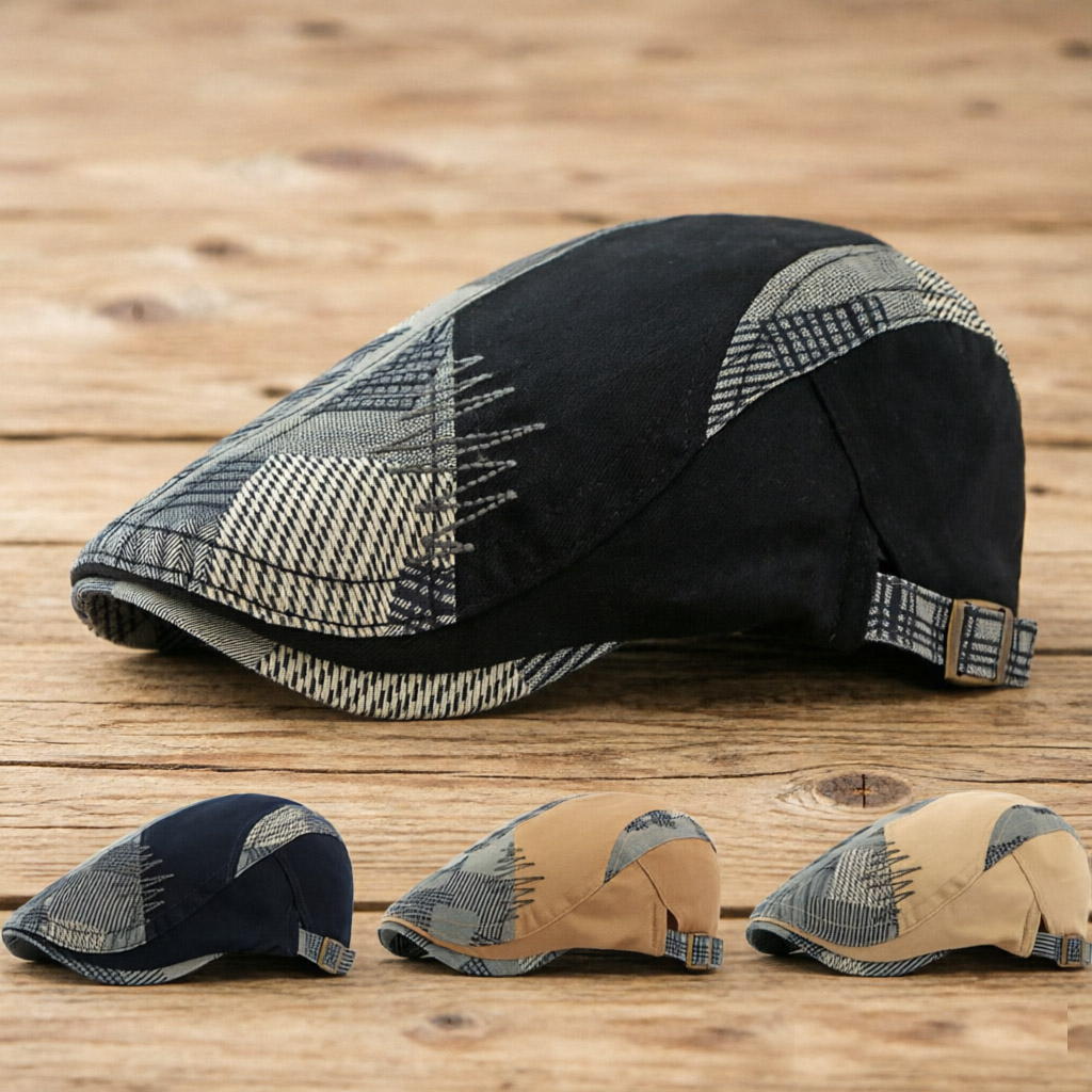 Newsboy Cap Ivy - Gorra Newsboy 100% Algodón para Hombre,