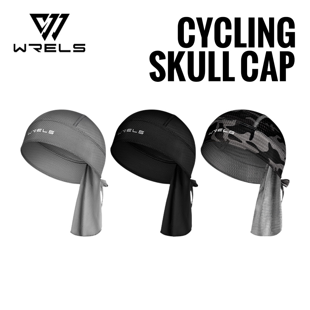 Skull Cap Helmet Liner - WRELS-Sombrero de ciclismo debajo del casco,