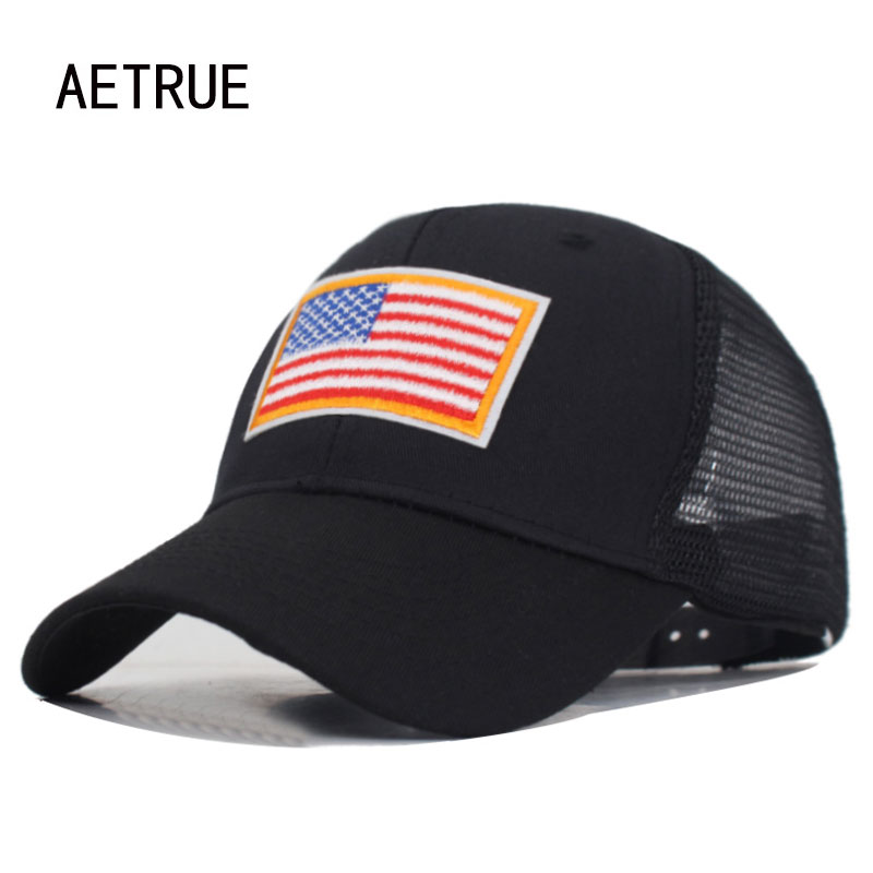 Golf Cap Dad - AETRUE-Gorra de béisbol con bandera de