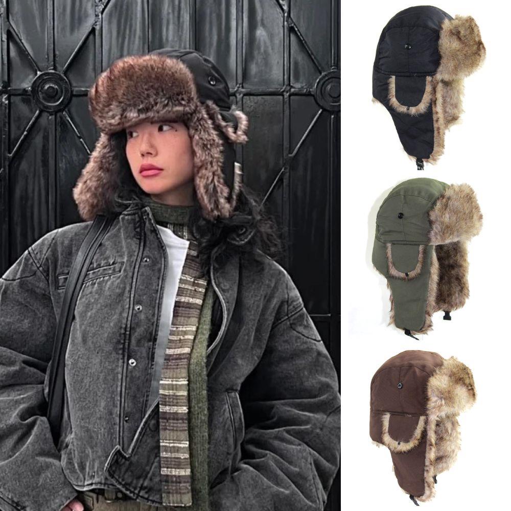 Winter Trapper Hat - Gorro con orejeras de aviador, cazador