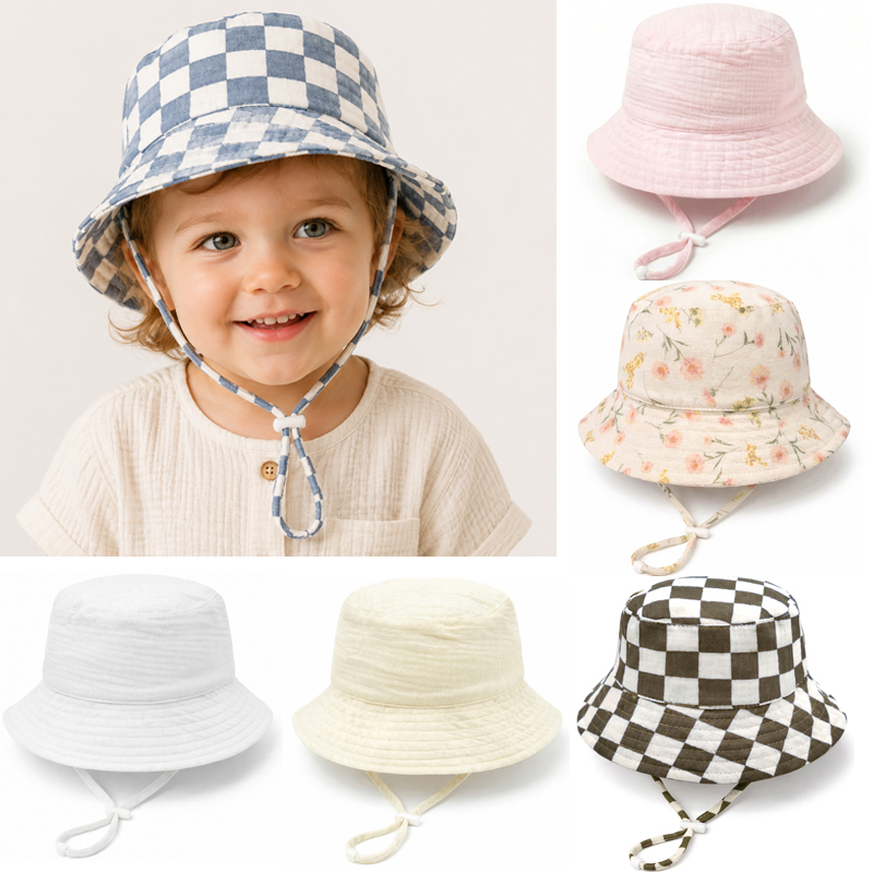 Bucket Hat Cotton - Sombrero de Verano para Bebé de