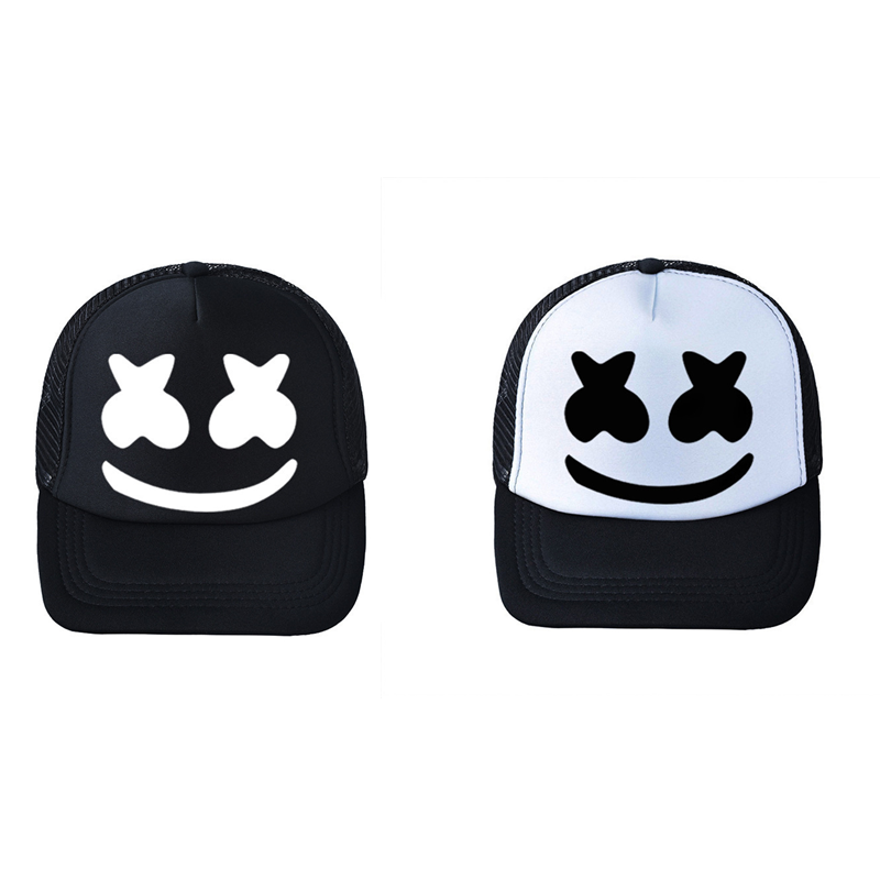 Trucker Cap Mesh - DJ Hip Pop Hat Marshmello Cosplay