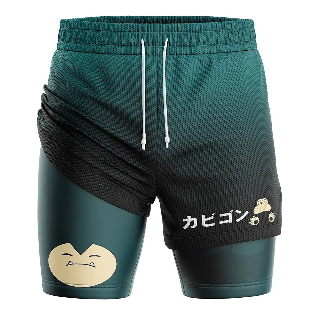 Running Cap Lightweight - Bandai Pocket Monster Snorlax Anime Pantalones