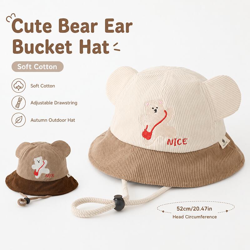 Bucket Hat Cotton - Sombrero de Pescador para Niños con