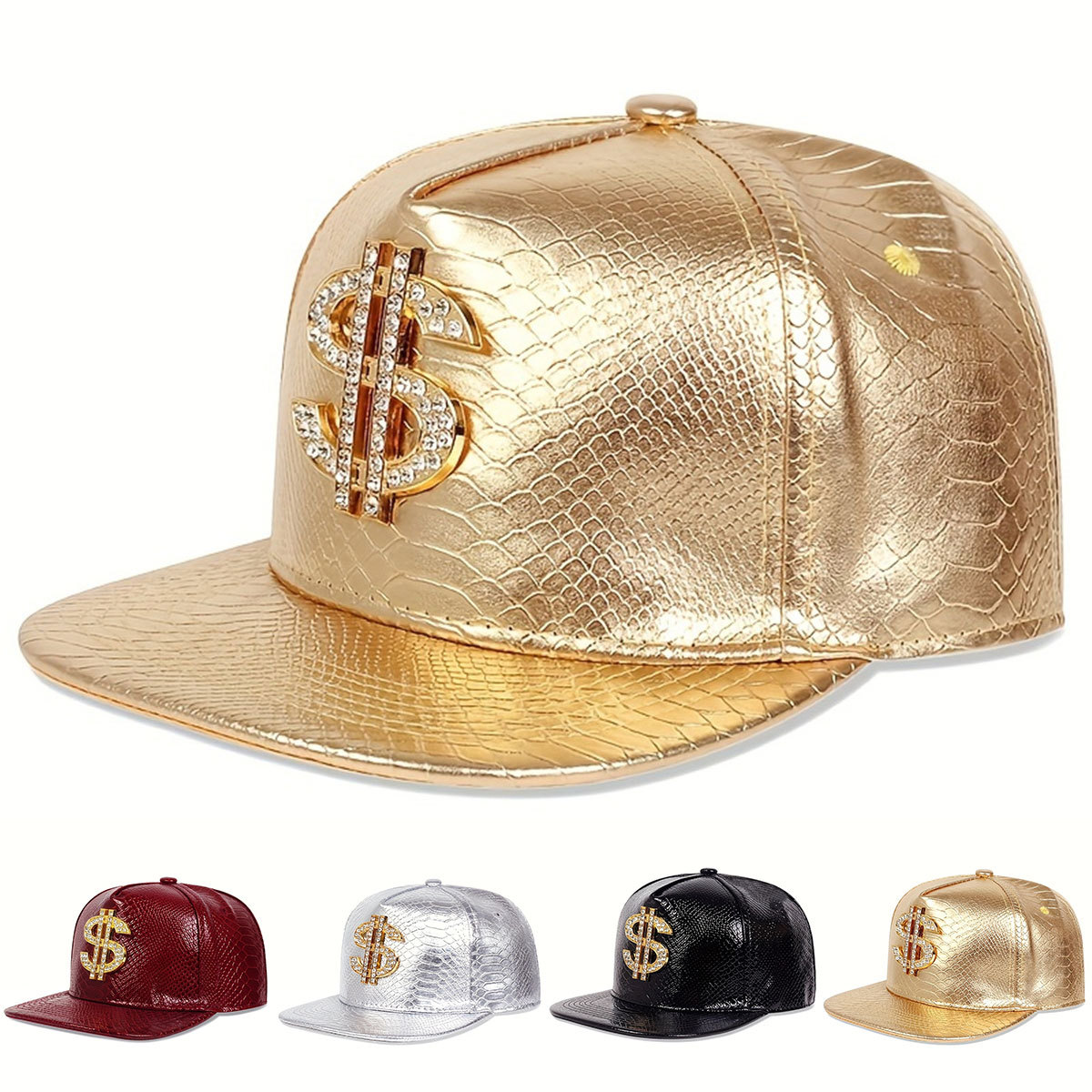 Baseball Cap Structured - Gorra de béisbol de cuero con