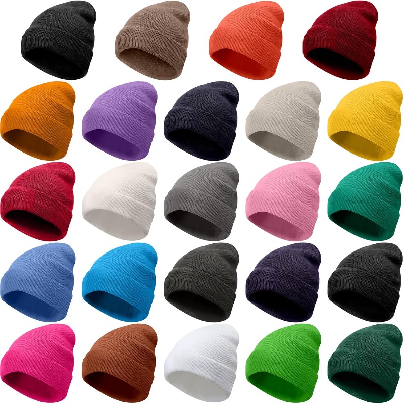Beanie Cuffed Knit - Gorro grueso y cálido de invierno