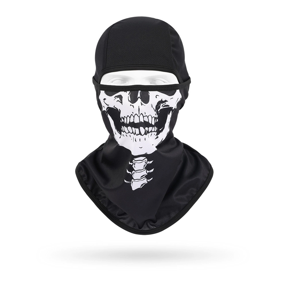 Skull Cap Helmet Liner - Pasamontañas con calavera para hombre, forro