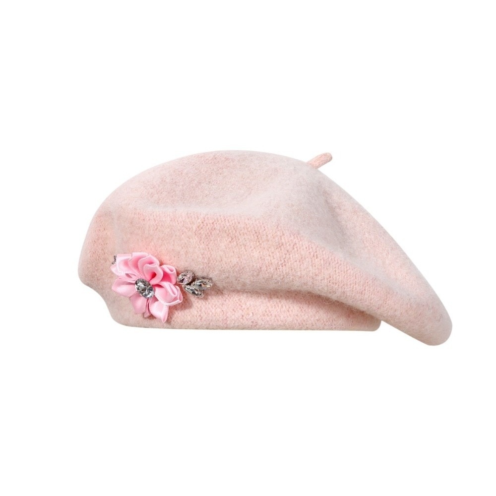 Beret French Wool - Boina de Lana de Color Sólido