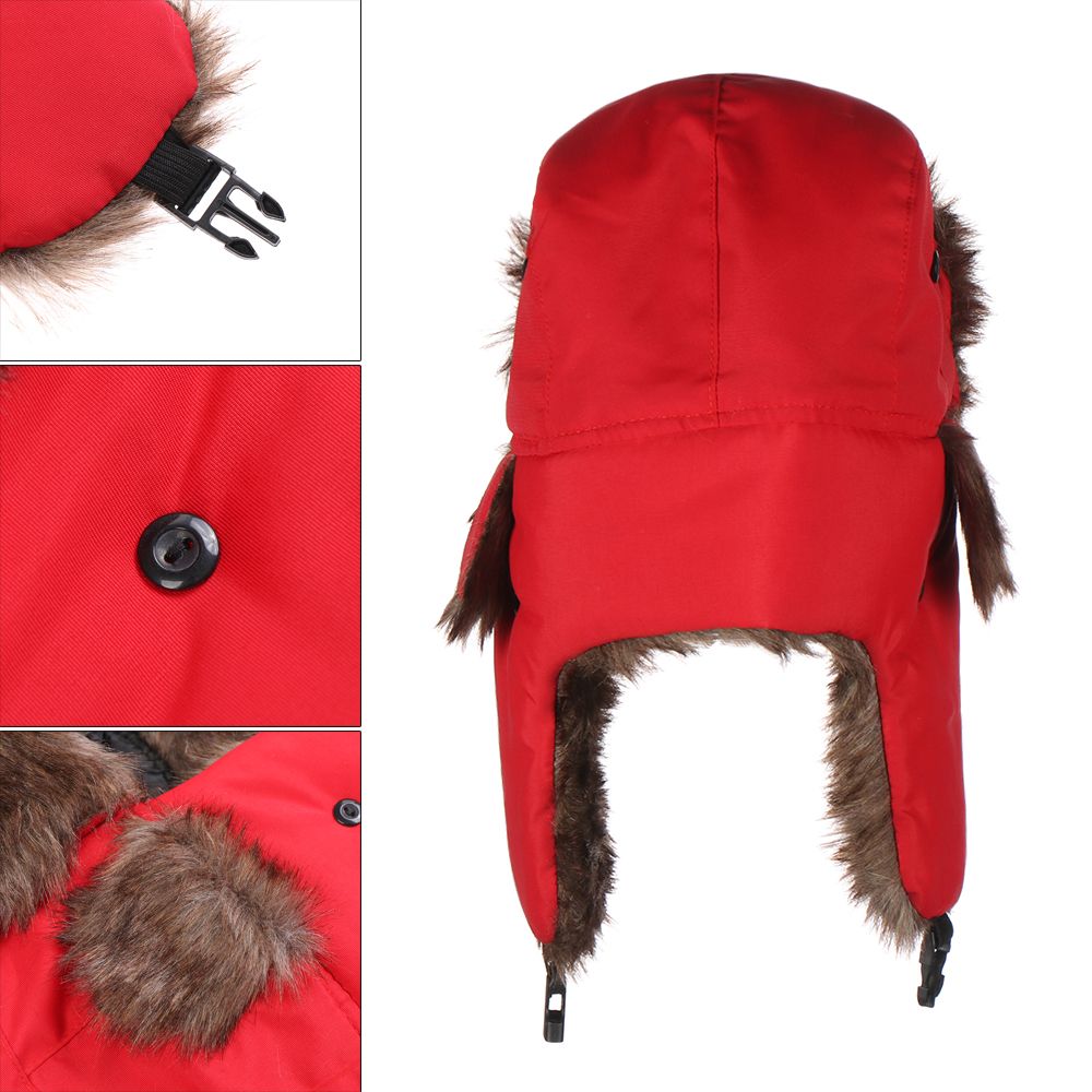 Winter Trapper Hat - Gorro de esquí cálido con orejeras,