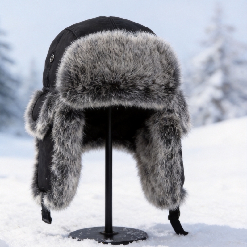 Winter Trapper Hat - Gorro cazador invierno con orejeras, gorro