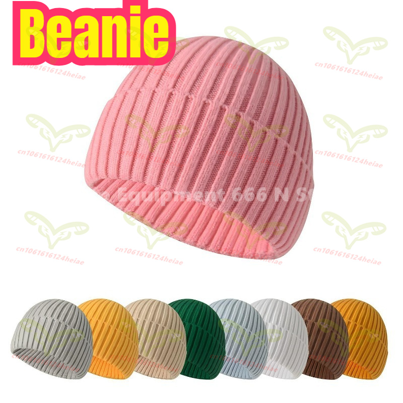 Beanie Cuffed Knit - Gorro de Punto Suave para Otoño