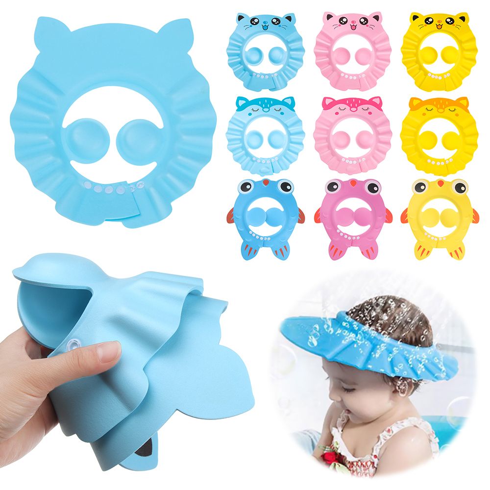 Swim Hat Silicone - Visera de baño ajustable impermeable, protección