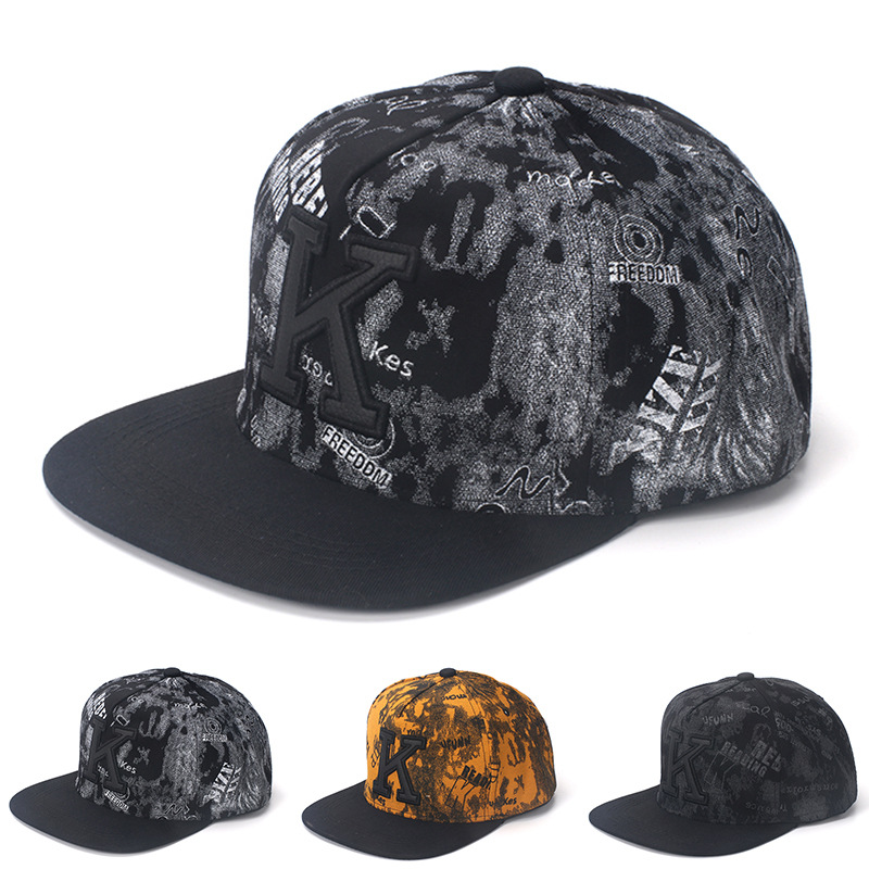 Snapback Hat Flat - Gorras de béisbol con letras K
