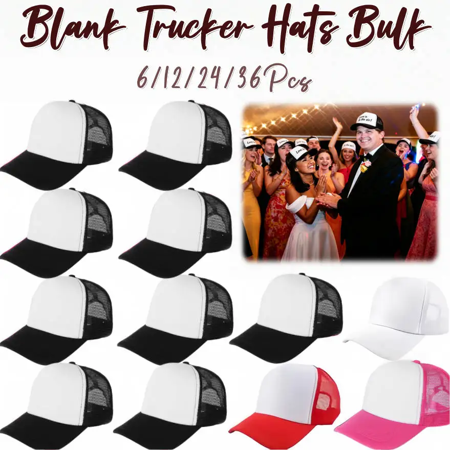 6-36 gorras de camionero en bl - Trucker Cap Mesh reseña y precio