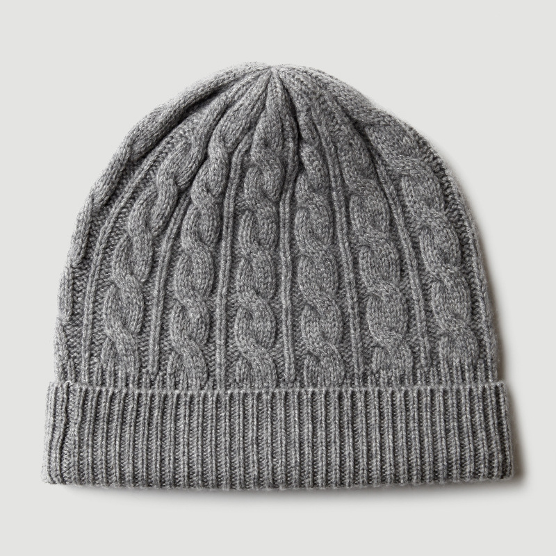 Gorro de Cachemir 100% Puro co - Beanie Cuffed Knit reseña y precio