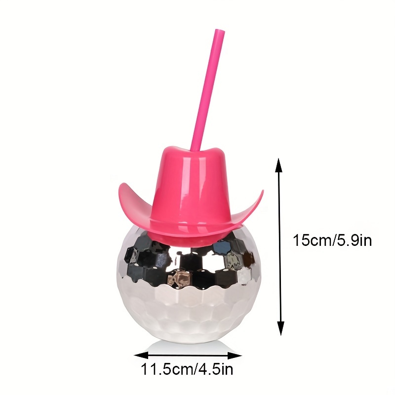 Vaso con forma de sombrero de  - Cowboy Hat Straw reseña y precio