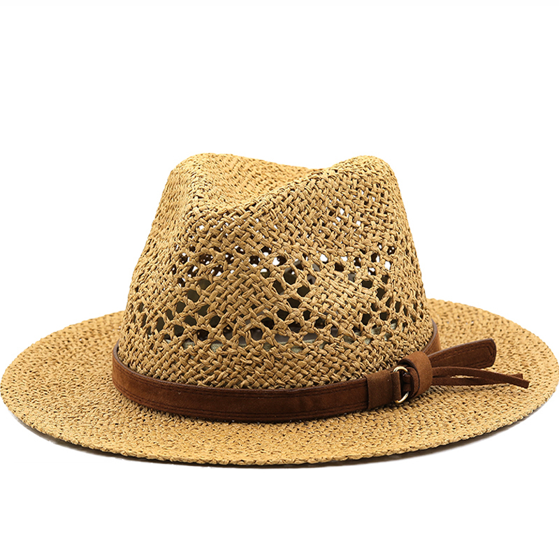 Sombrero de paja de rafia huec - Cowboy Hat Straw reseña y precio