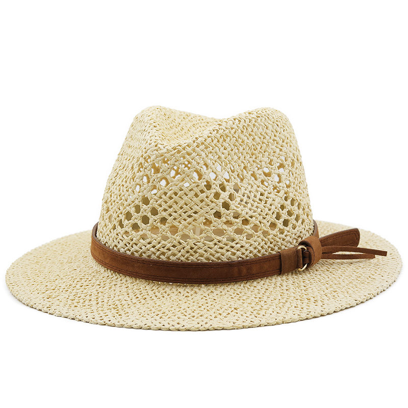 Sombrero de paja de rafia huec - Cowboy Hat Straw reseña y precio