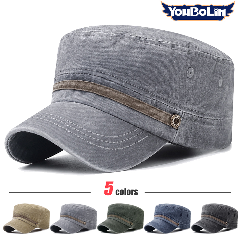 Gorra lavada, gorra plana de a - Dad Hat Cotton reseña y precio