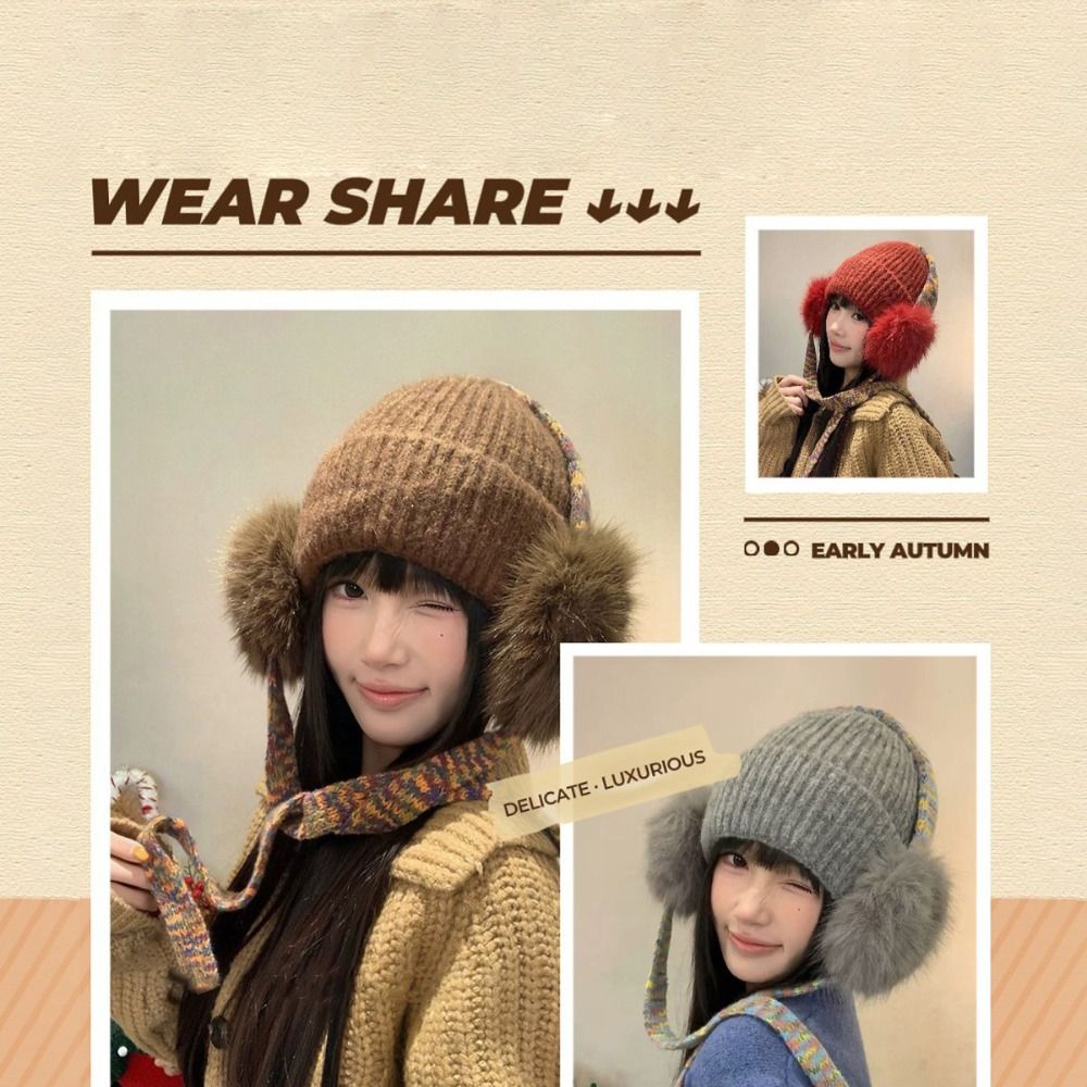 Gorro retro de punto con oreje - Beanie Cuffed Knit reseña y precio