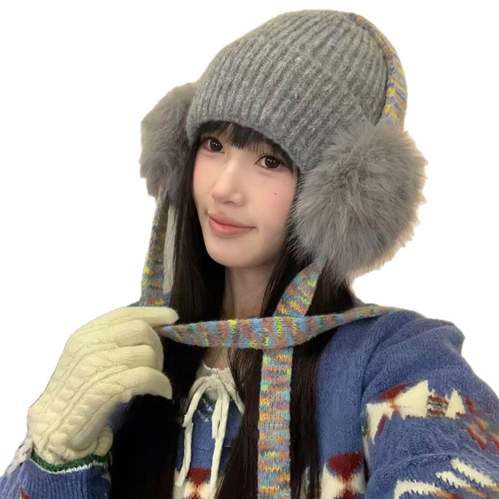 Gorro retro de punto con oreje - Beanie Cuffed Knit reseña y precio