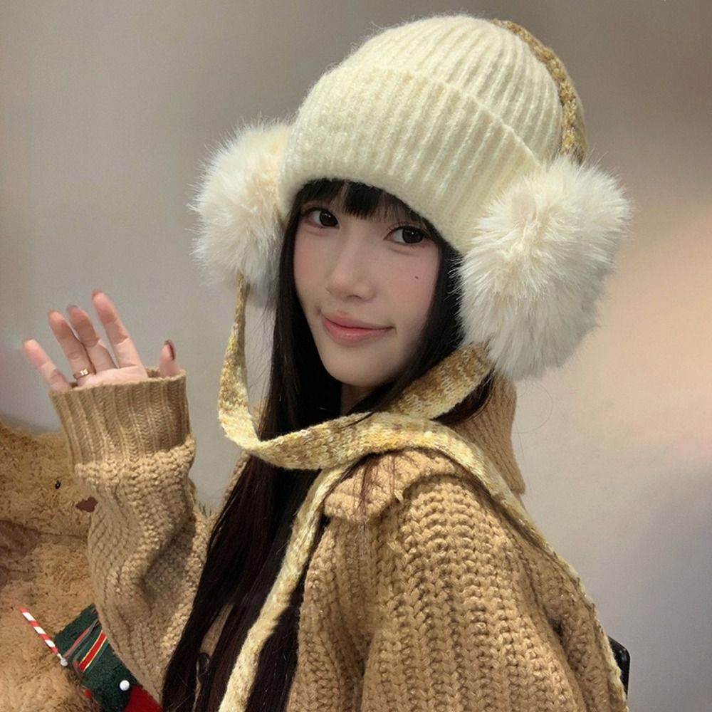 Gorro retro de punto con oreje - Beanie Cuffed Knit reseña y precio
