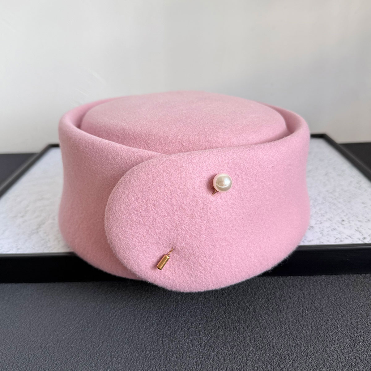 Nuevo Sombrero de Lana Rosa y  - Beret French Wool reseña y precio