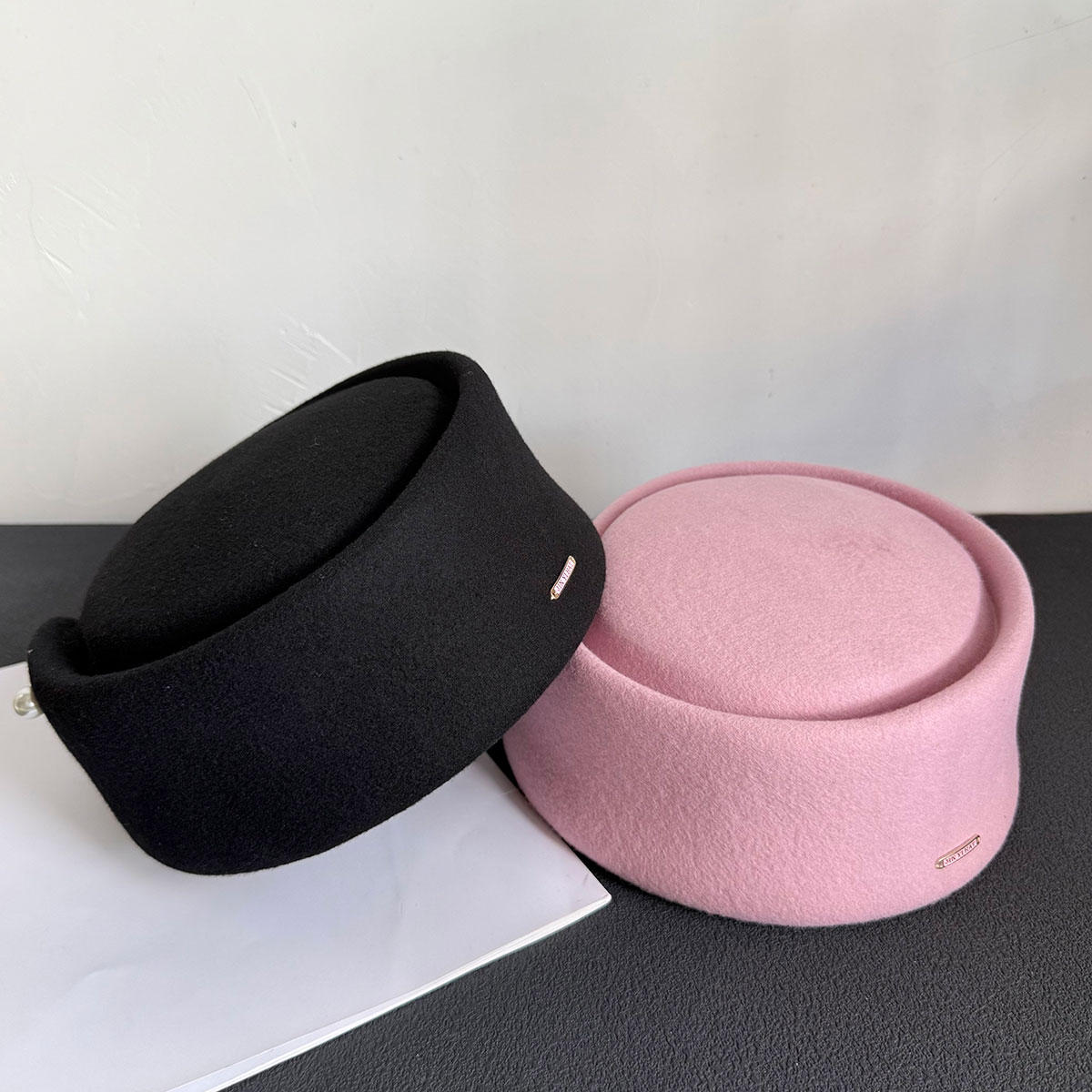 Nuevo Sombrero de Lana Rosa y  - Beret French Wool reseña y precio