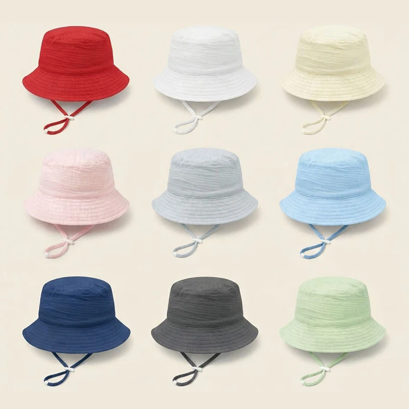 Sombrero de Verano para Bebé d - Bucket Hat Cotton reseña y precio