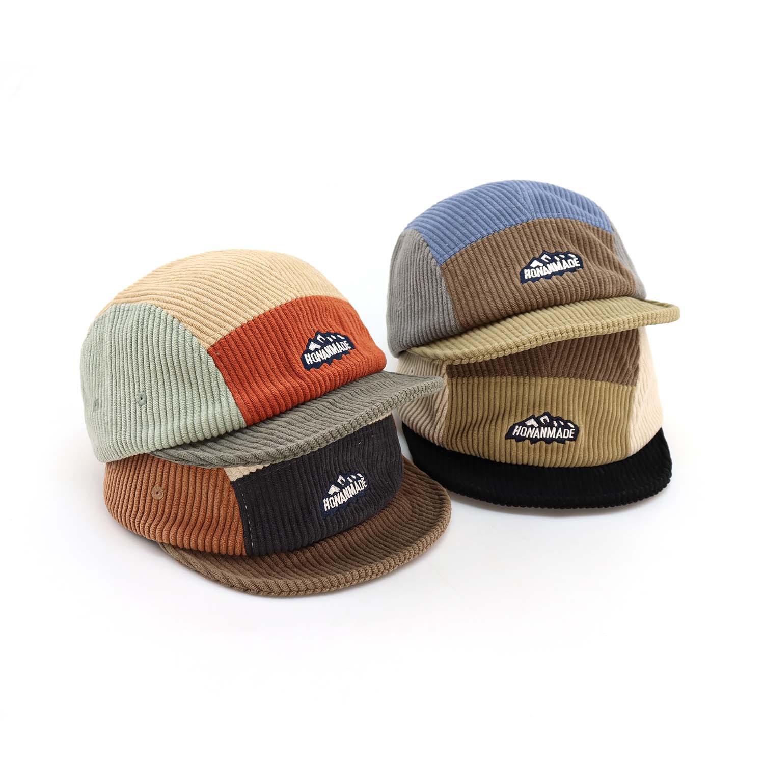 Gorra de béisbol de ala corta  - Corduroy Cap 5 Panel reseña y precio