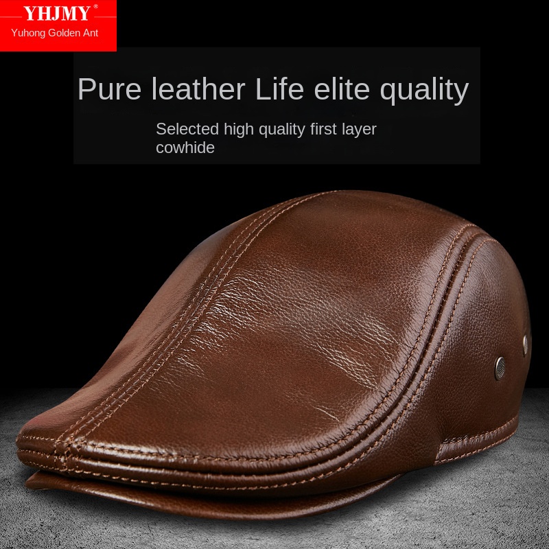 Boinas de cuero de vaca genuin - Baseball Cap Structured reseña y precio
