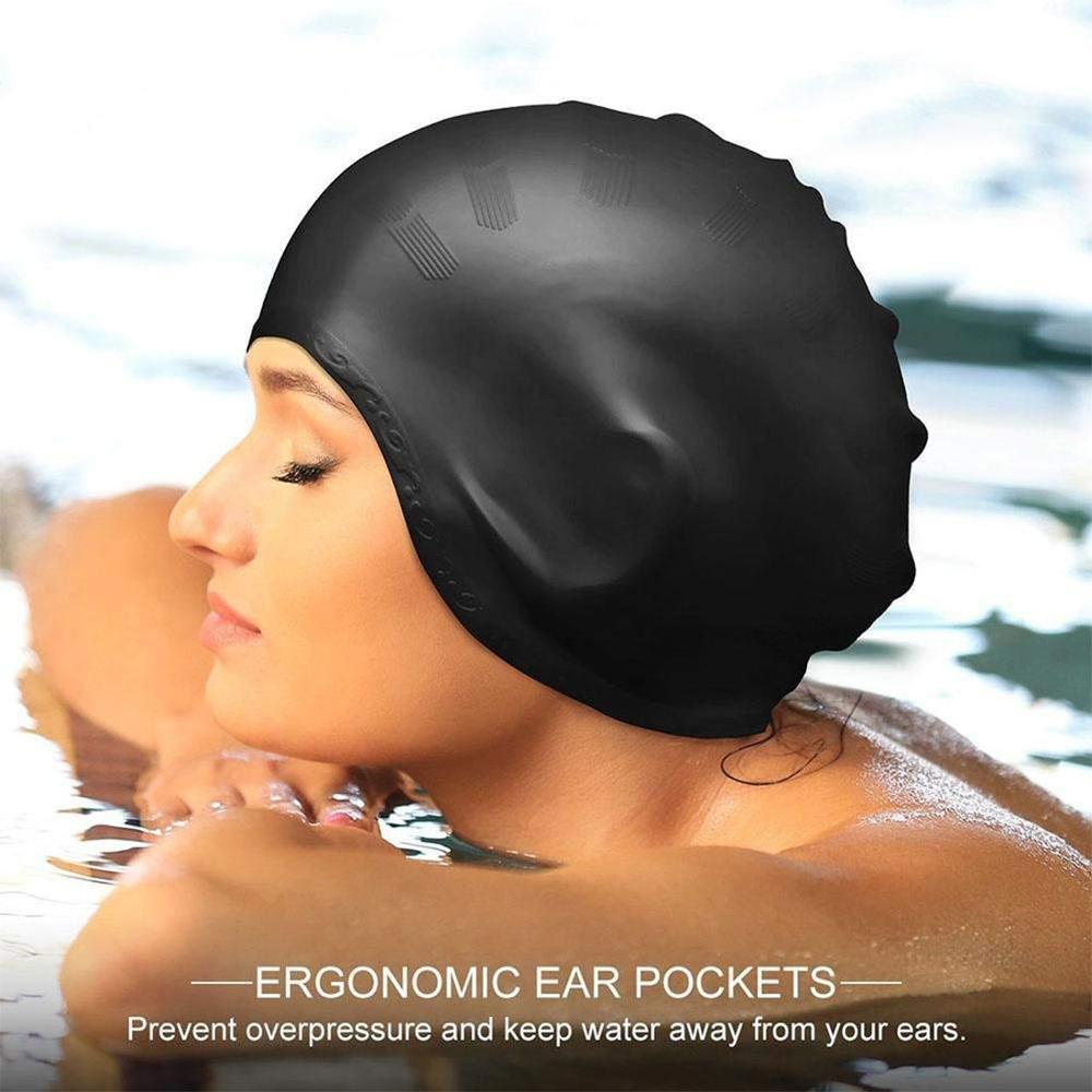 Gorros de natación de alta ela - Swim Hat Silicone reseña y precio
