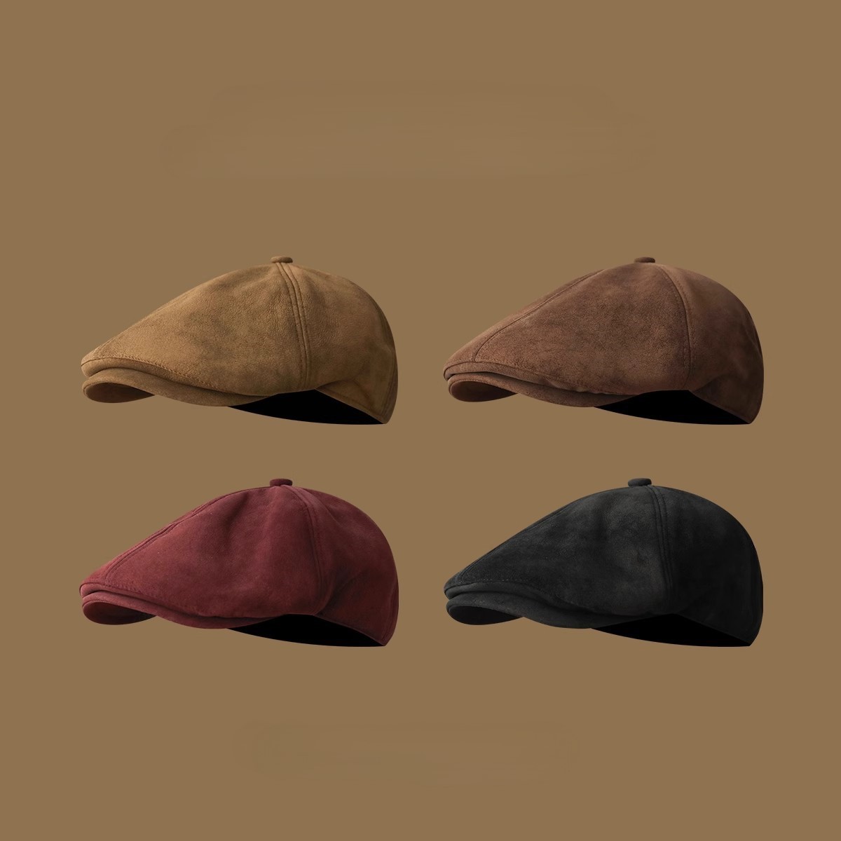 Boina estilo británico de ante - Newsboy Cap Ivy reseña y precio