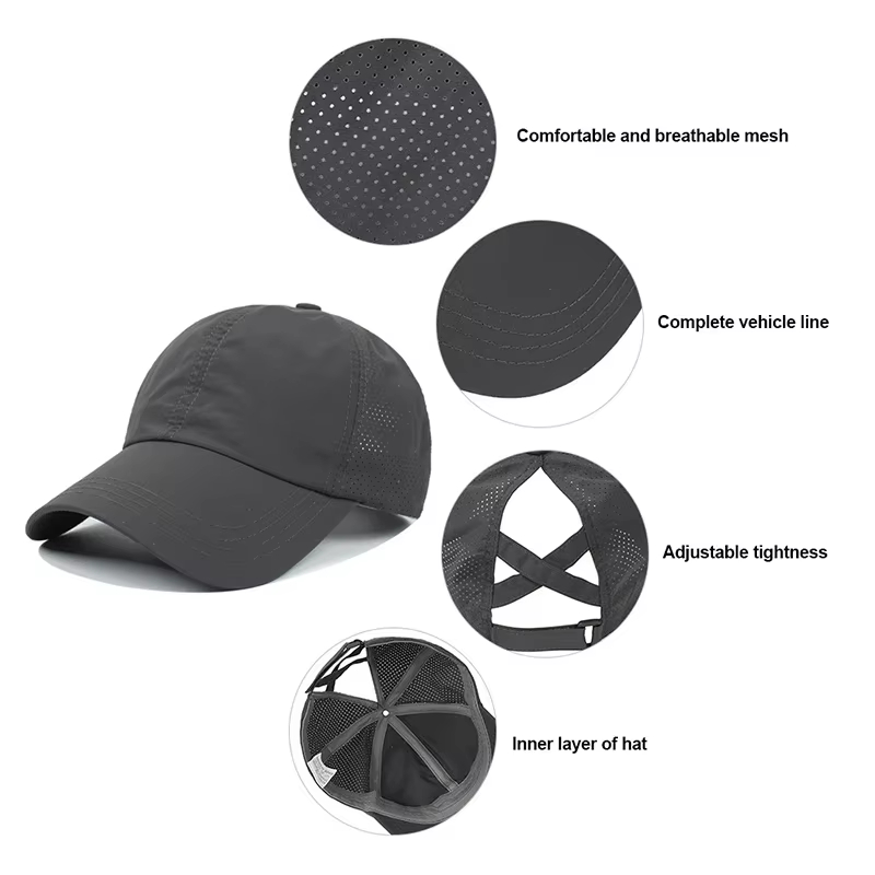Gorra de béisbol de color liso - Baseball Cap Structured reseña y precio