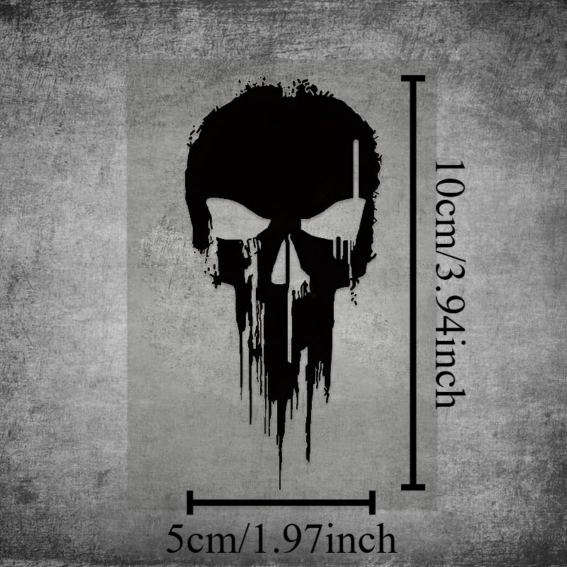 1 adhesivo de vinilo impermeab - Skull Cap Helmet Liner reseña y precio