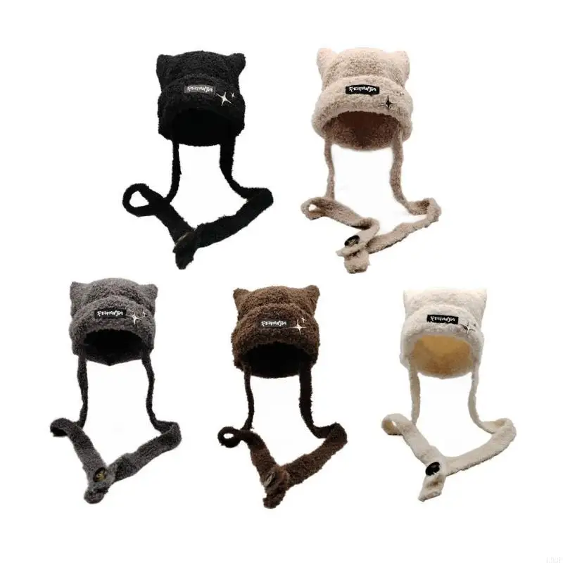 L93F Gorro tejido a mano para  - Winter Trapper Hat reseña y precio