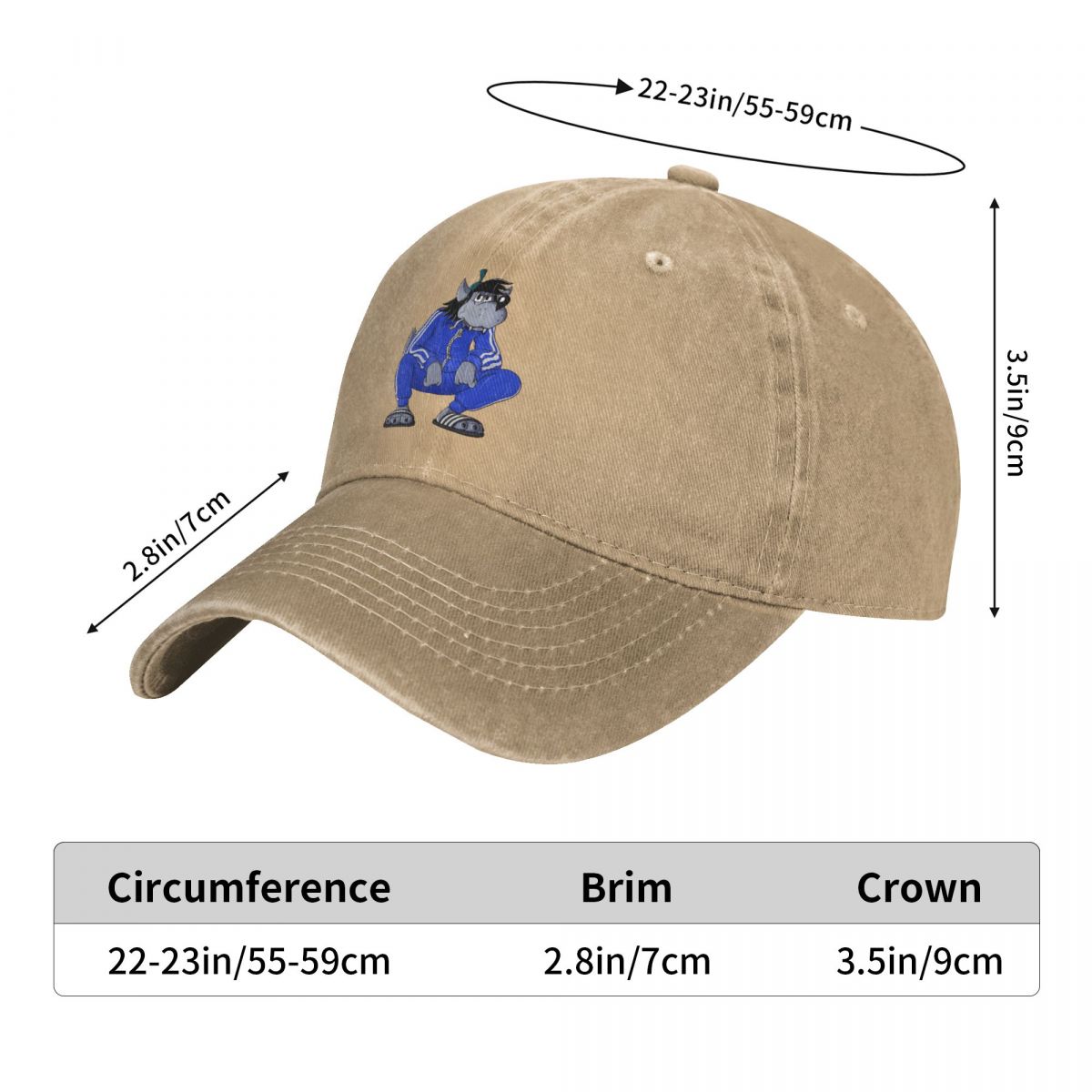 Gorra de béisbol lavada para h - Golf Cap Dad reseña y precio