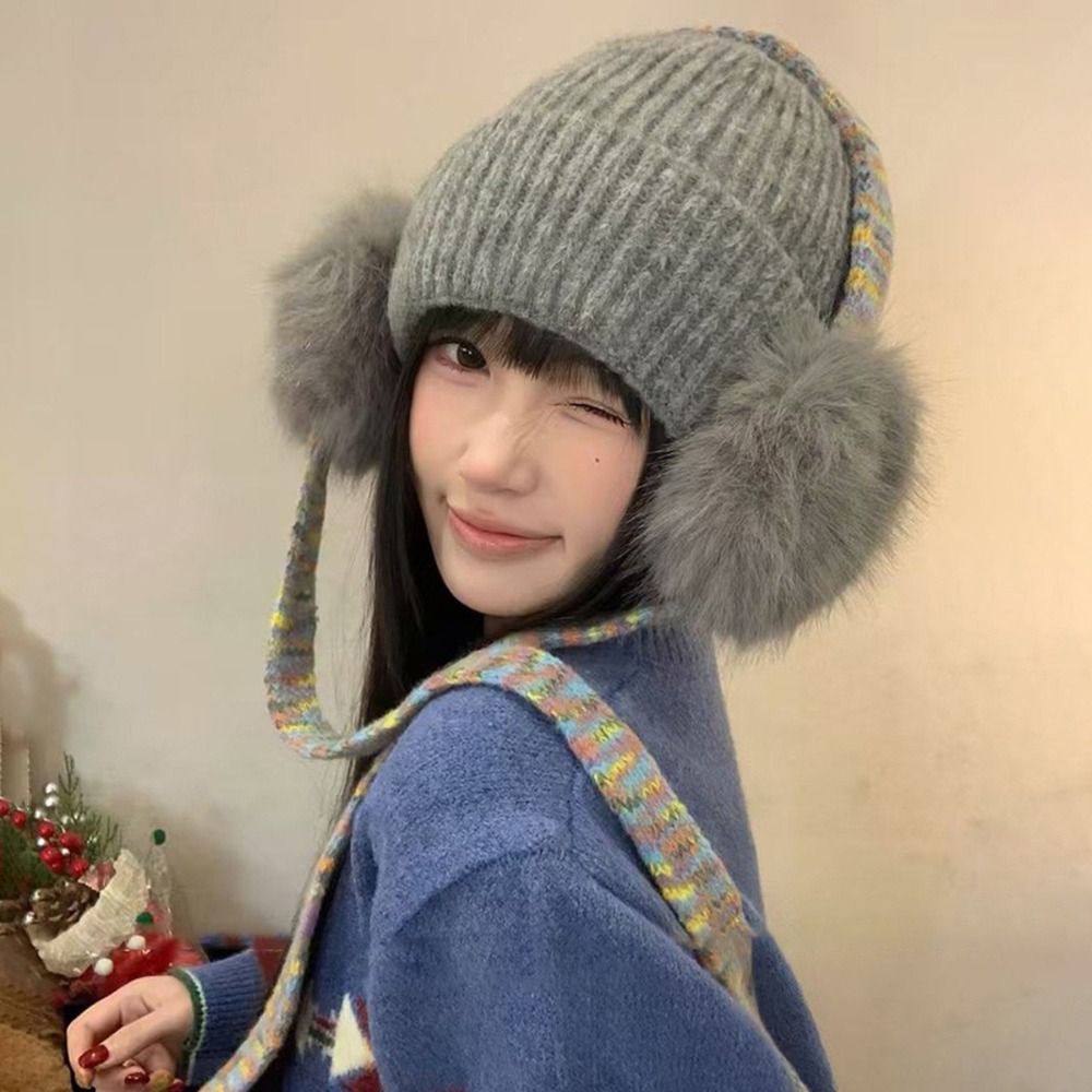 Gorro retro de punto con oreje - Beanie Cuffed Knit reseña y precio