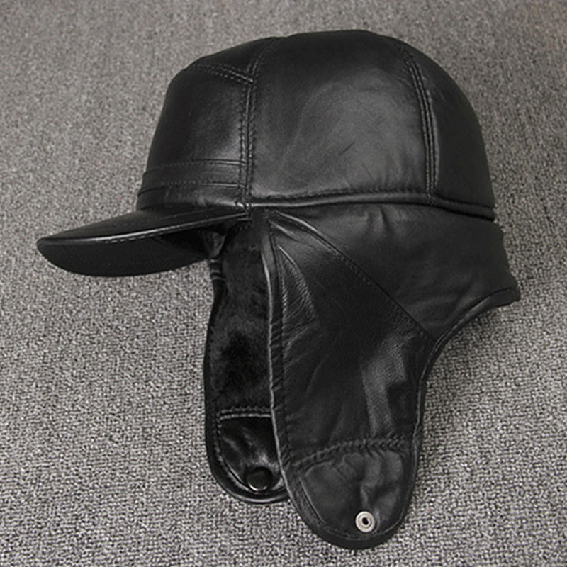 Gorras de cuero genuino, gorro - Winter Trapper Hat reseña y precio