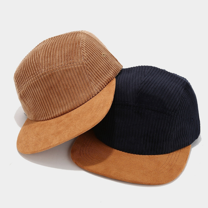 Gorra Retro de 5 Paneles de Pa - Corduroy Cap 5 Panel reseña y precio