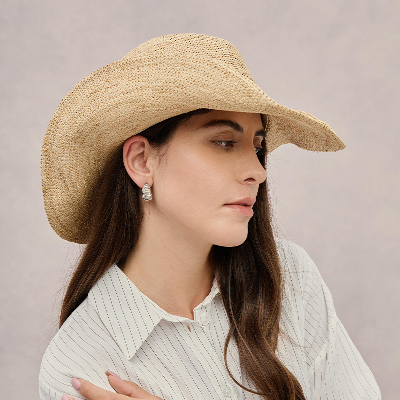 Sombrero de Rafia Premium de L - Cowboy Hat Straw reseña y precio