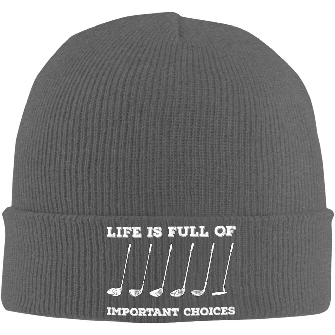 La vida es llena de opciones i - Beanie Cuffed Knit reseña y precio